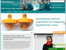 Tablet Screenshot of pentlandmedical.co.uk